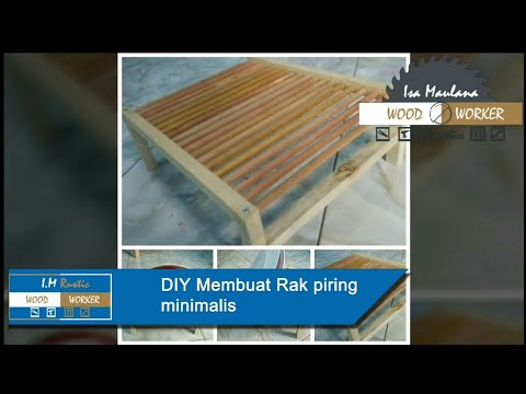  DIY  Rak  piring minimalis  simpel YouTube