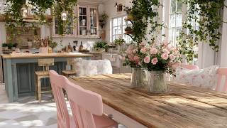 Dusty Rose Romantic Farmhouse Vintage Spring Cottage Decor with Grandmacore Charm screenshot 5