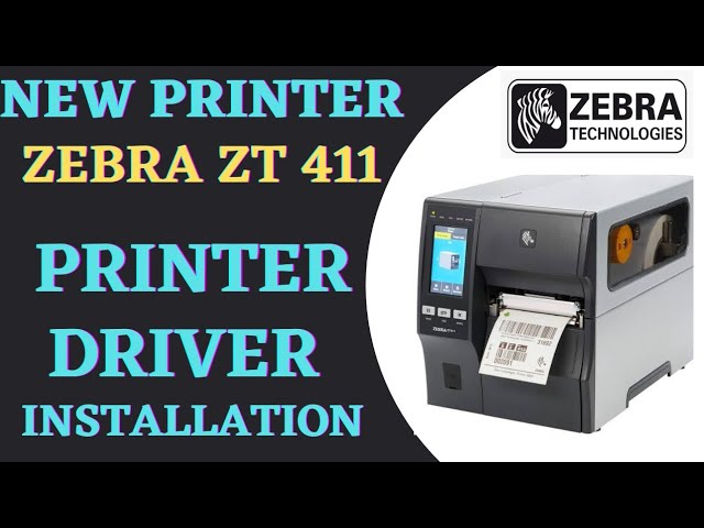 tilfældig Næste tiltrækkende How To Zebra ZT-411 Printer Driver installation windows Usb Driver #zebra -  YouTube