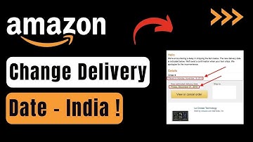 Hoe verander ik de leverdatum bij Amazon India?