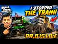I Used Crazy Vehicles to STOP the Train in GTA 5 | GTA 5 LIVE | #gta5 #gtav #gaming