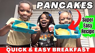 Quick & Easy Breakfast Idea | How to make simple Pancakes in less than 10 minutes