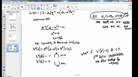 Calculus BC 4.4 Shape of a Graph