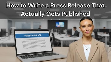 How to Write a Press Release That Actually Gets Published
