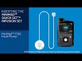 Inserting the Quick-set Infusion Set with the MiniMed™ 770G System