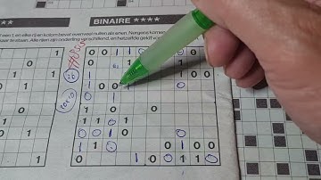 (#8515) Saturday. Binary01 Sudoku puzzle. Bonus Extra edition. 05-11-2024 Extra part 3 of 4