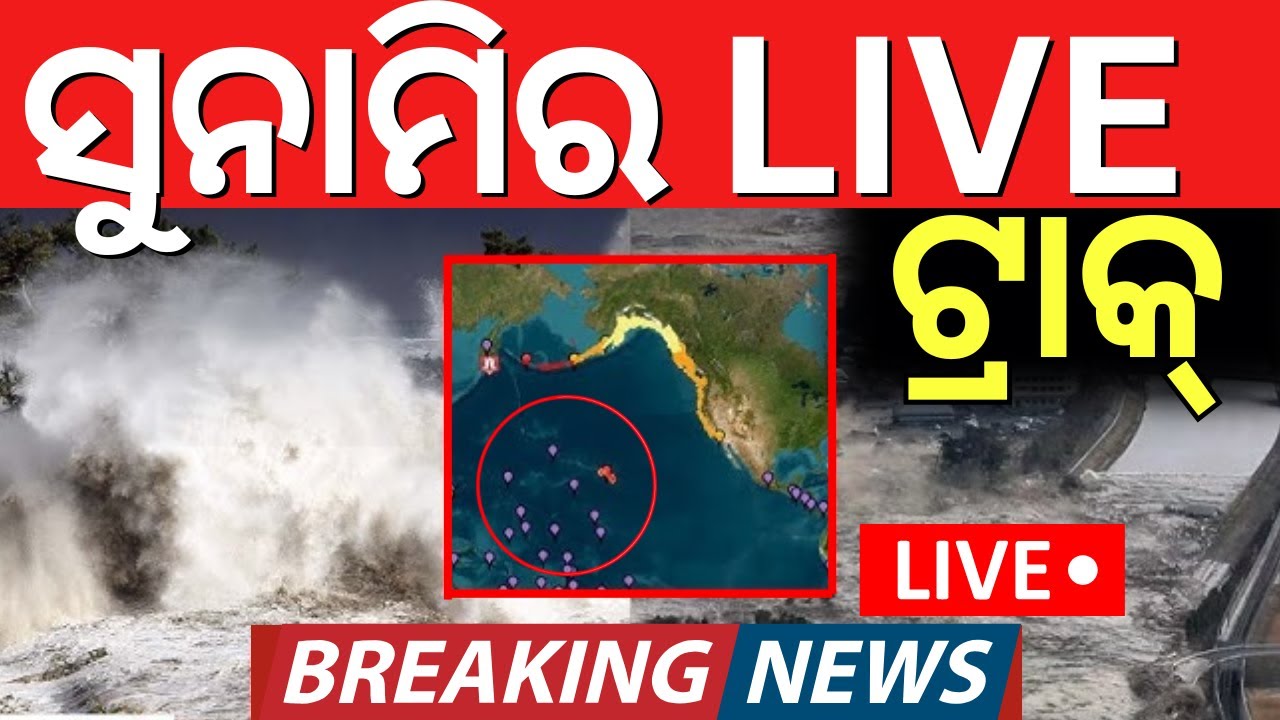 LIVE | ସୁନାମିର LIVE ଟ୍ରାକ୍ | Tsunami Hits JAPAN | Tsunami Warnings After Russia 8.8 Earthquake |N18G
