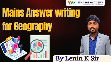 Mains Answer Writing for Geography in UPSC | General Studies | UPSC CSE | Vijetha IAS Academy