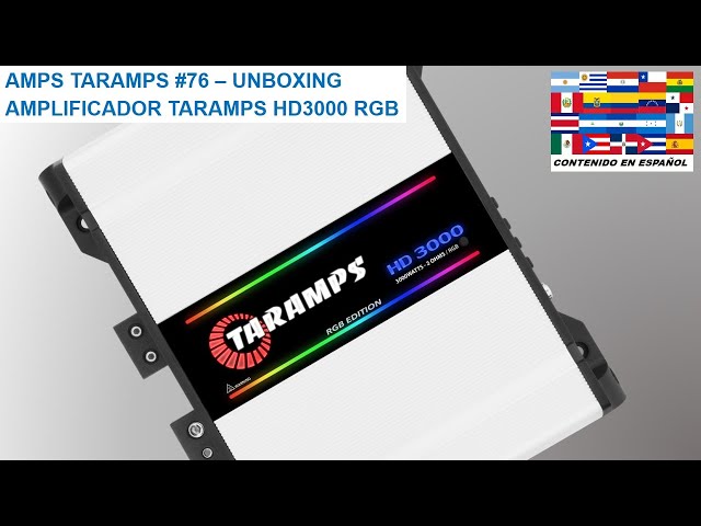 AMPS TARAMPS #76 - UNBOXING TARAMPS HD3000 RGB AMPLIFIER - YouTube