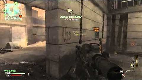 Call of Duty Modern Warfare 3 Quickscoping on Hardhat with MSR