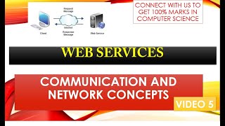 WEB SERVICES||COMMMUNICATION & NETWORK CONCEPTS|| CLASS 12 CBSE|| C++||PYTHON||GET 100% MARKS IN CS