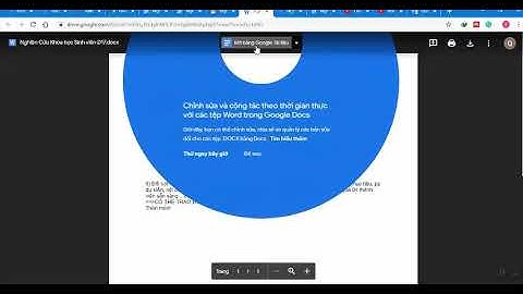 HD chia sẽ tài liệu lên google docs