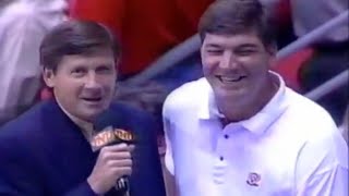Bill Laimbeer On Former Teammate Dennis Rodman (NBA on TNT Craig Sager Interview 1997 Playoffs)