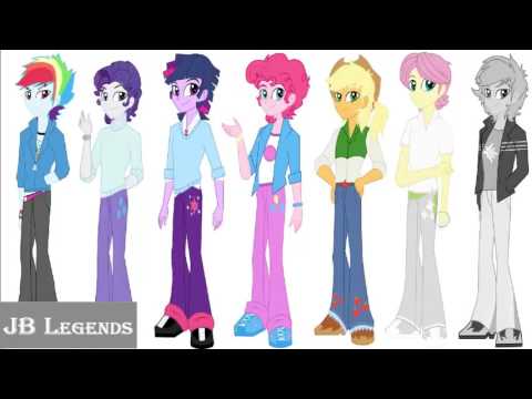 My Little Pony Equestria Boys Coloring Book - Mlp Coloring ...