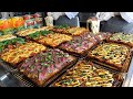 아메리칸 스타일 사각피자 / american style square pizza - korean street food