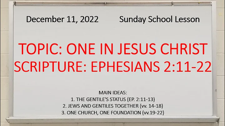 Sunday School 12/11/22 Sis.Millie Stephenson