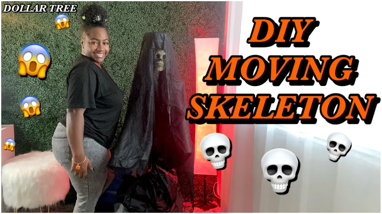 Dollar Tree DIY Halloween MOVING Skeleton Easy Affordable DIY dollar-tree-diy-halloween-moving-skeleton-easy-affordable-diy
