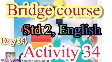 Activity 34 | Bridge Course Std 2 English Day 34 | Bridge Course Class 2 Activity 34 | Shapes