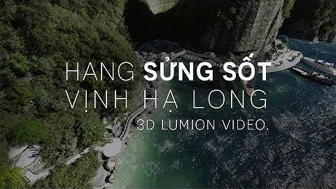 Hang Sửng Sốt Vịnh Hạ Long - 3D Video Lumion