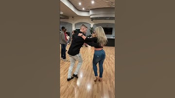 Focusing on progress made in salsa dancing