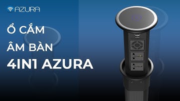 Ổ CẮM ÂM BÀN 4IN1 AZURA