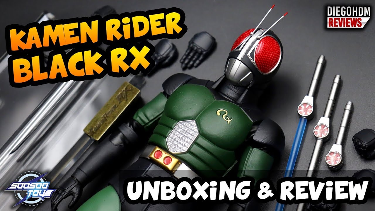 KAMEN RIDER BLACK RX Soosootoys 1/6 Unboxing e Review BR - YouTube