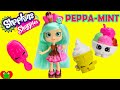 Shopkins Peppa Mint Doll Shoppies Collection with EXCLUSIVES