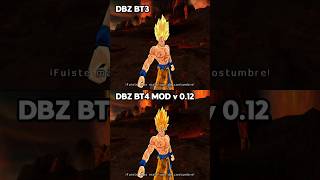 Goku (Medio) SSJ | DBZ BT3 vs DBZ BT4 MOD v 0.12