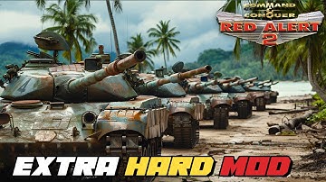 Red Alert 2 | Extra Hard Mod | THE TANKS DON