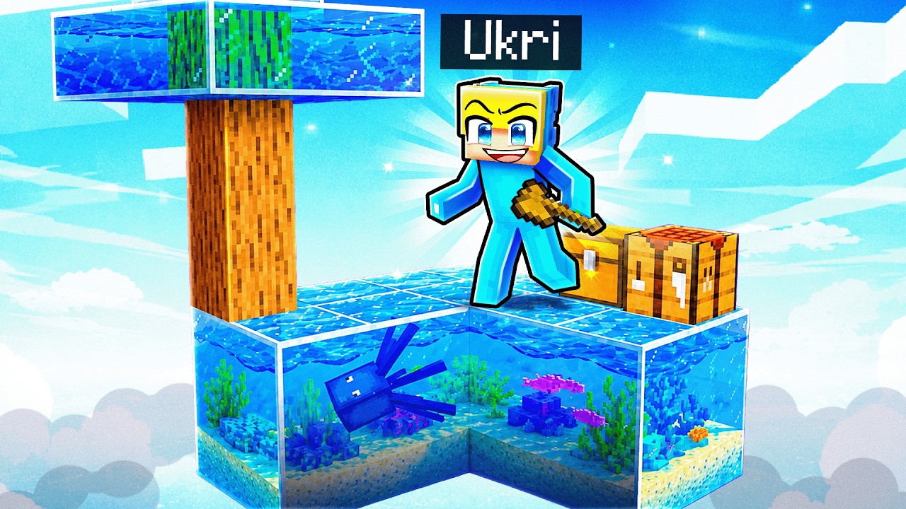 GESTRANDET auf einem WASSER SKYBLOCK!