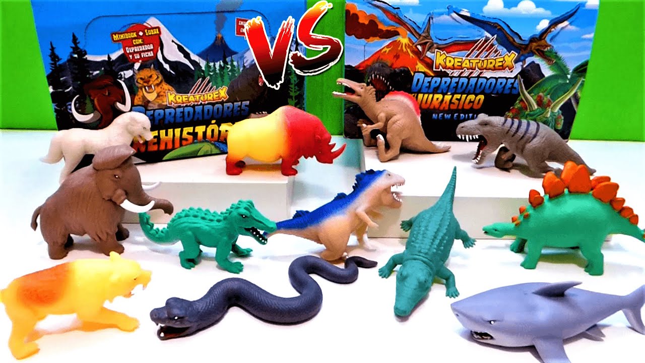 DEPREDADORES PREHISTORICOS Vs DEPREDADORES DEL JURASICO