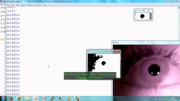 Eye Ball Detection and Localization using OpenCV+Python