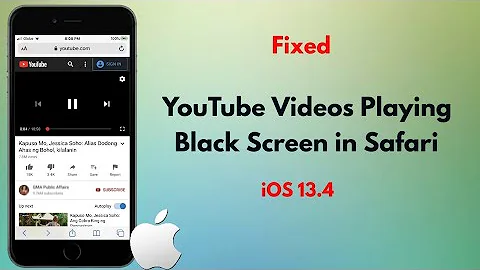 YouTube Videos Black Screen in Safari but Audio Works on iPhone after iOS 15/14.8  [Fixed]