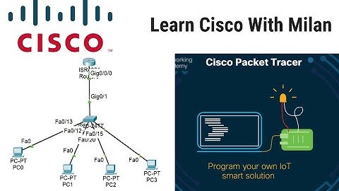DHCP and Static IP Configuration in Cisco Packet Tracer