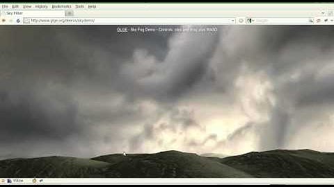 WebGL - GLGE Sky Fog Feature