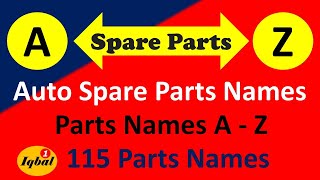 CAR Parts | Names of Parts of a Car in English with Pictures | Auto Parts | 115 Parts in English |