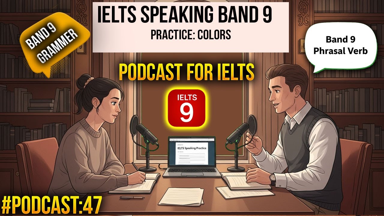 IELTS Speaking Part 1 Colours Practice | Band 9 Model Answers | IELTS ...