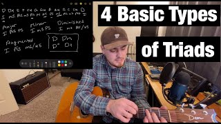 The 4 Basic Types of Triads on Guitar