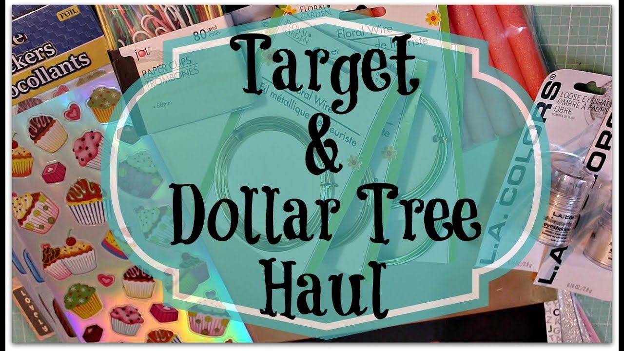 Target and Dollar Tree Haul YouTube