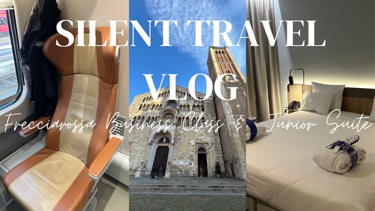 Milano to Parma: Business Class Frecciarossa - Junior Suite Novotel | Silent Travel Vlog
