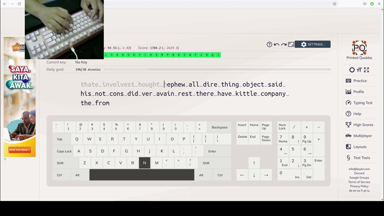 Keyboard switch sound test! FL CMMK MK870 with JWK T1s (flimed+lubed