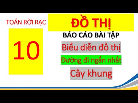 Video 015B 2 TOÁN RỜI RẠC Bài tập Biểu diễn đồ thị Đường đi... - youtube