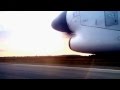 Air Canada Jazz Dash8-100 takeoff from Sudbury