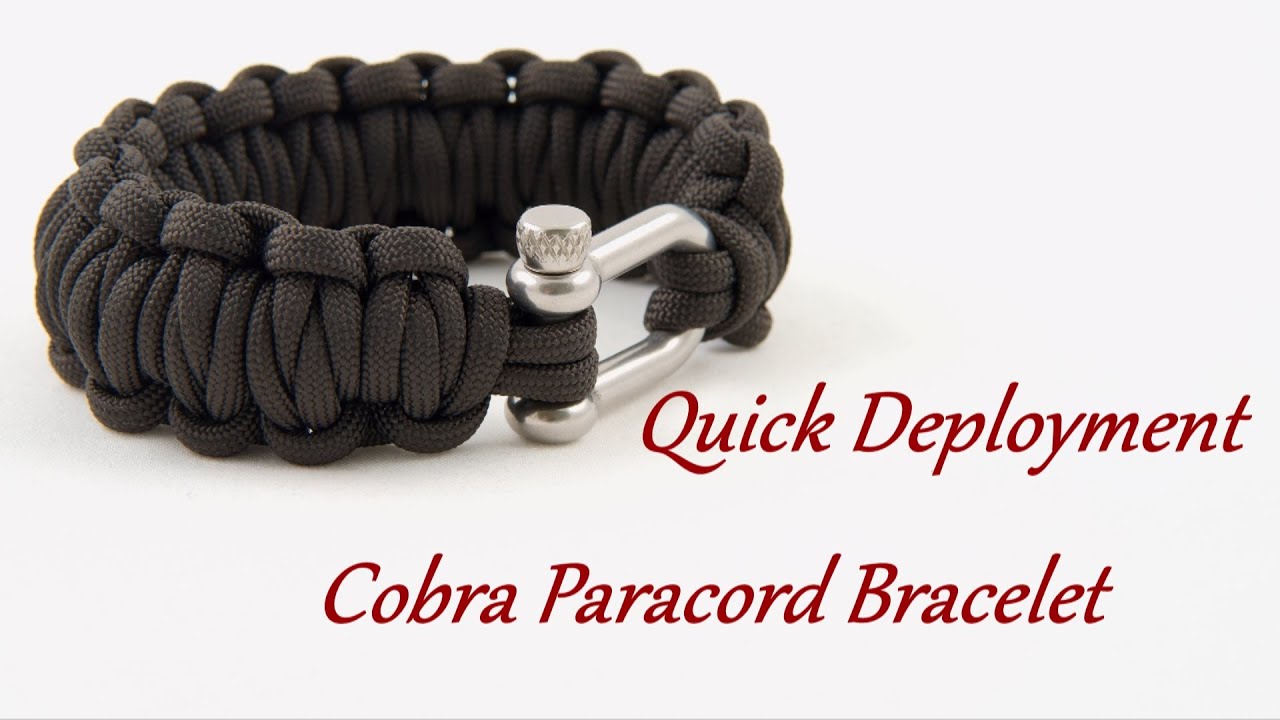 How To Make A Paracord Bracelet: Blaze Bar Quick Deploy