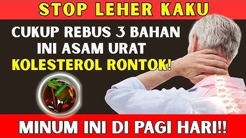 Rebusan Ajaib Penurun Kolesterol dan Asam Urat Paling Cepat! Cuma Butuh 3 Bahan di Dapur