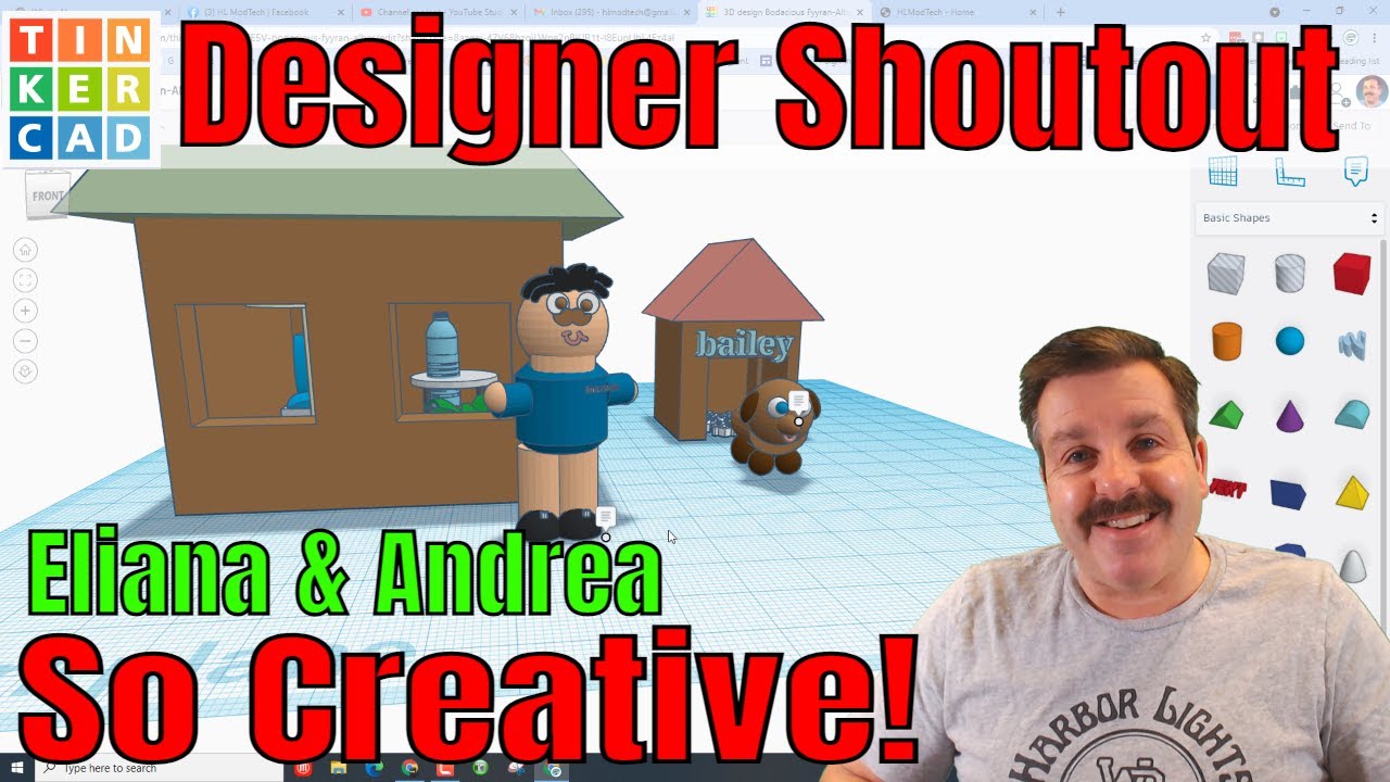 Fun Tinkercad Creations by Andrea & Eliana | Designer Showcase