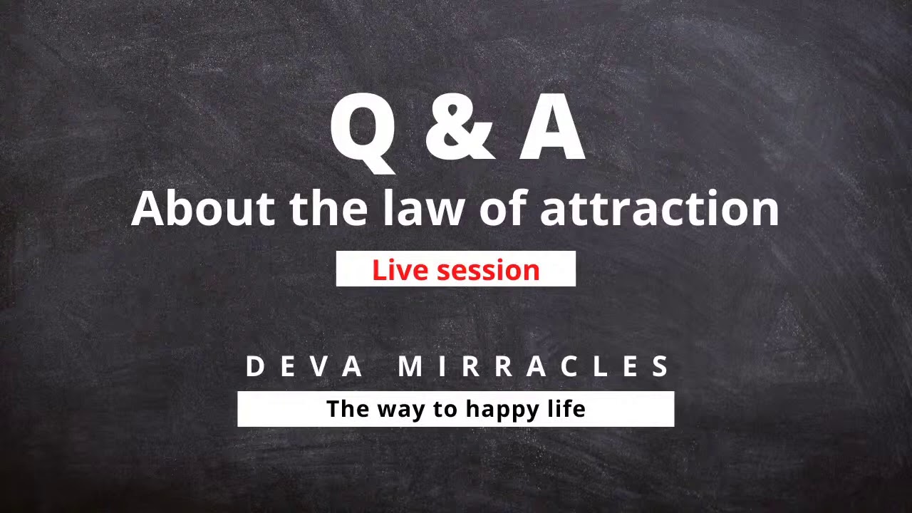Answers from live sessions