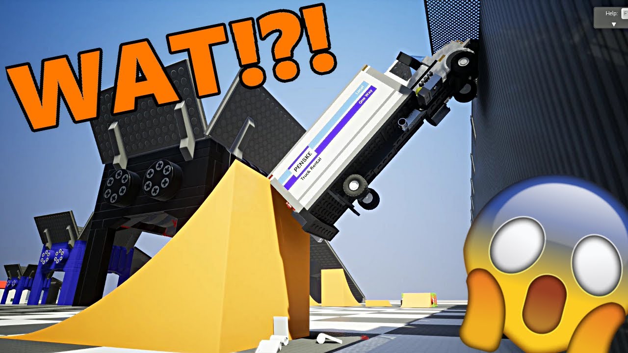 Brick Rigs CRASH MONTAGE/NUKE/CAR CRUSHING And Strangest Crash Ever ...