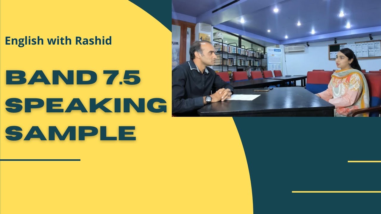 Band 7.5, IELTS Speaking test sample - YouTube