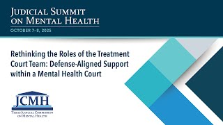 2025 JSMH: Specialty Courts: Rethinking the Roles of the Treatment Court Team